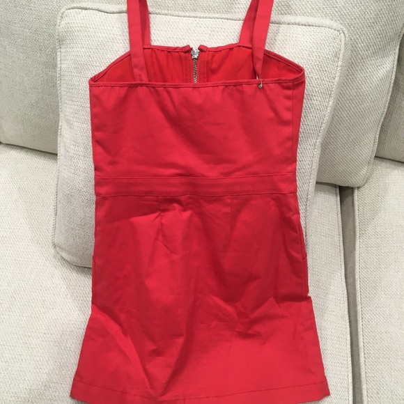 Forever 21 Red Zipped Jumper, Girls Size 7/8 - Picture 4 of 7